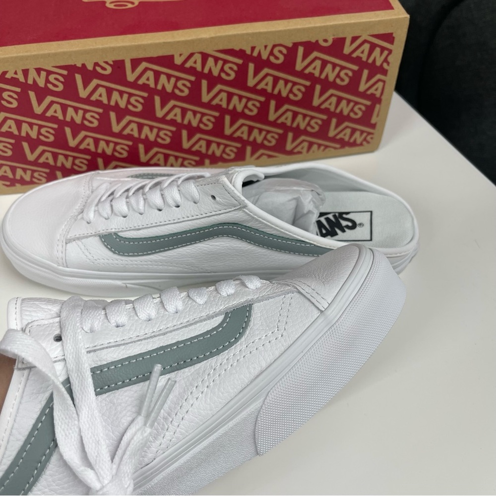 Vans White and Gray Sneakers